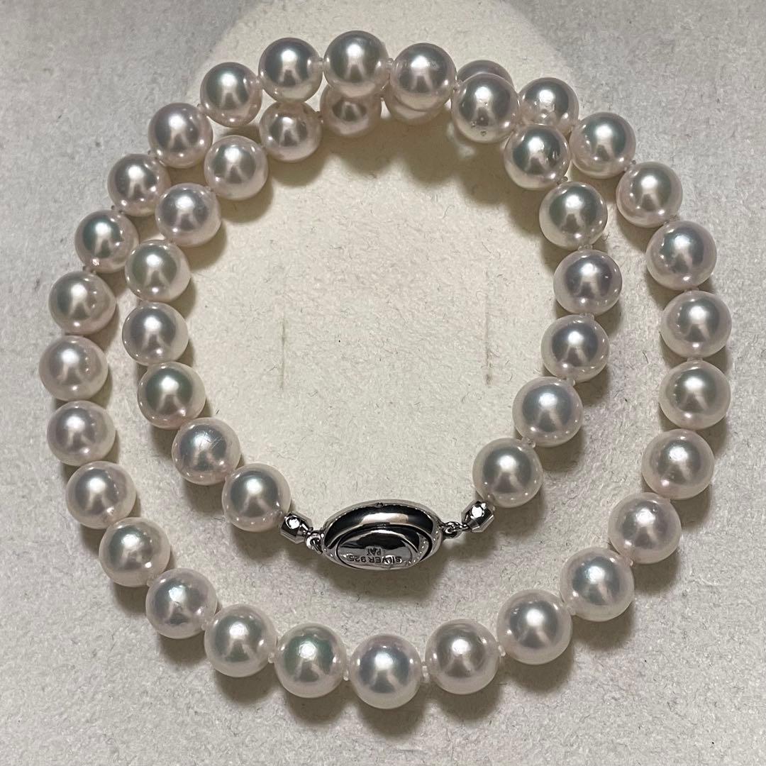 ケース付きbusby 花珠級✨超大珠】あこや真珠 ネックレス 8.5-9.