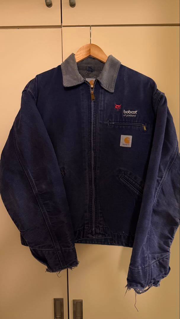 Carhartt Detroit Jacket 企業ロゴ　年代物