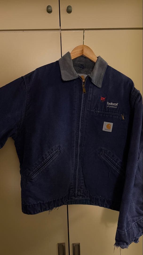 Carhartt Detroit Jacket 企業ロゴ　年代物