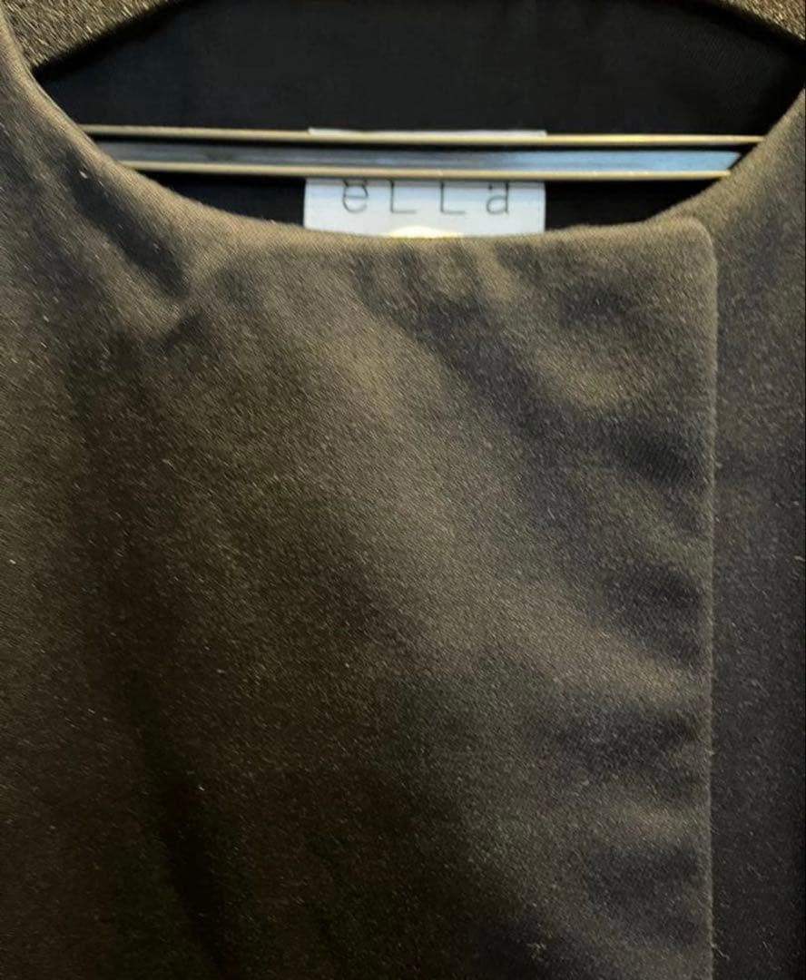 美品　eLLa コート　ネイビー