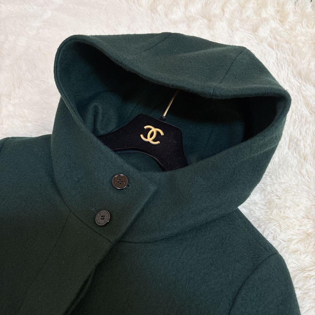 希少カラー☆マッキントッシュロンドン フーデッドコート イタリア生地 ウール