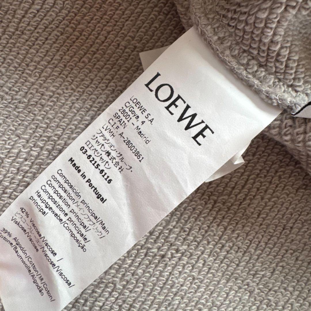 確実正規品　LOEWE スウェットシャツ オーバーサイズ　アナグラム　7分袖