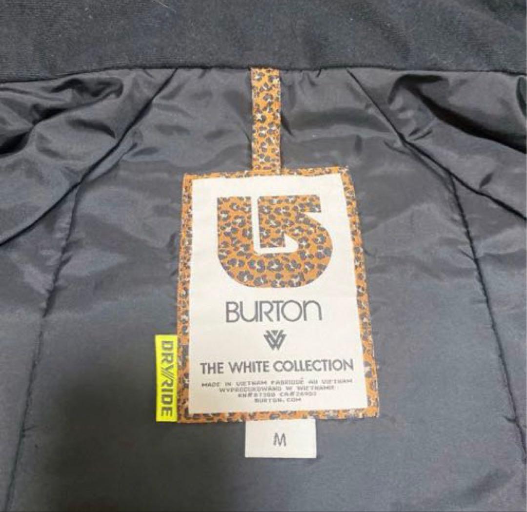 BURTON M スノーウェア 上下セット ホワイトコレクション☆最終値下げ！
