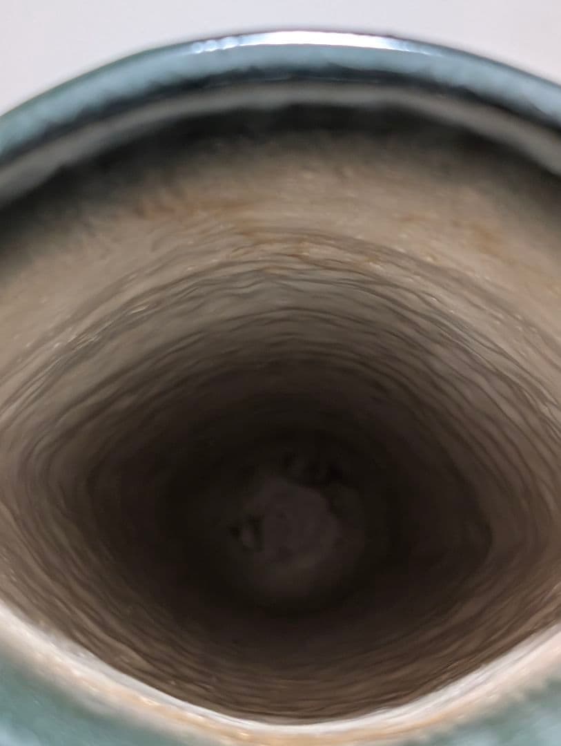 清水焼 泥花作 花器 池坊好み 陶器 フラワーベース 美品