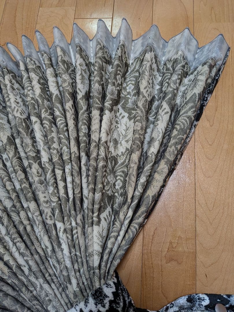 金華山　新格子(黒)仮眠カーテン