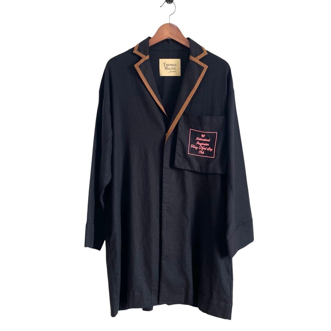 《未使用級》THOMAS MAGPIE トーマスマグパイ ラミーリネン コート