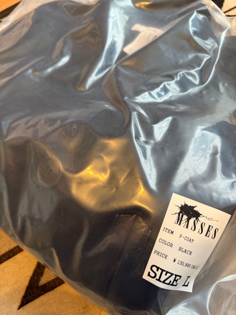 MASSSES ブラック ピーコート L 木村拓哉　キムタク　早い者勝ち