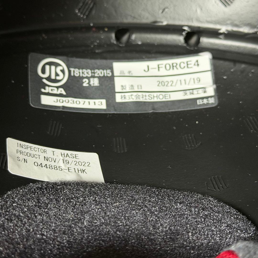 SHOEI J-Force IV マットブラック　Lサイズ