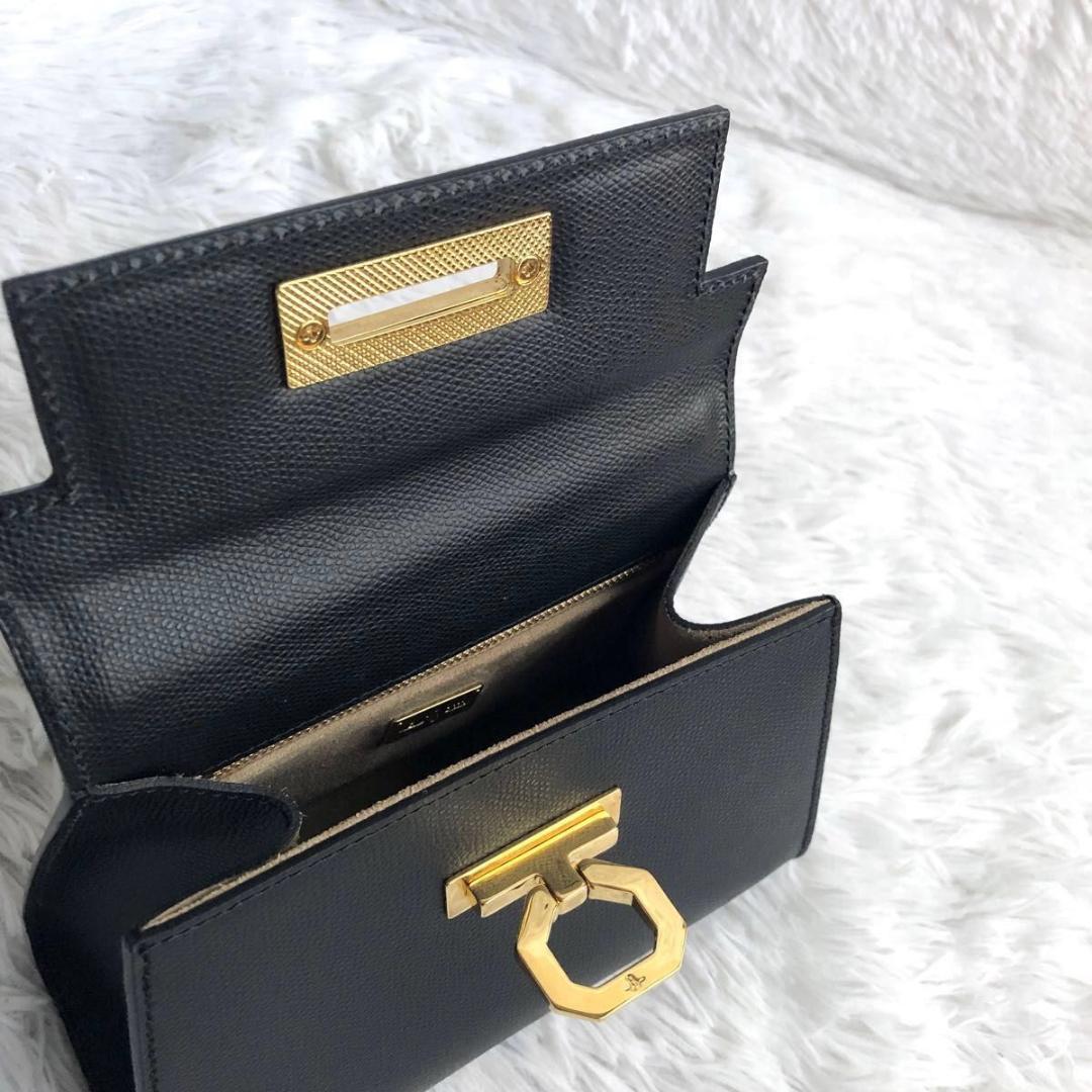 ショルダーバッグ レディース 黒 CARBOTTI カルボッティ 本革 レザー