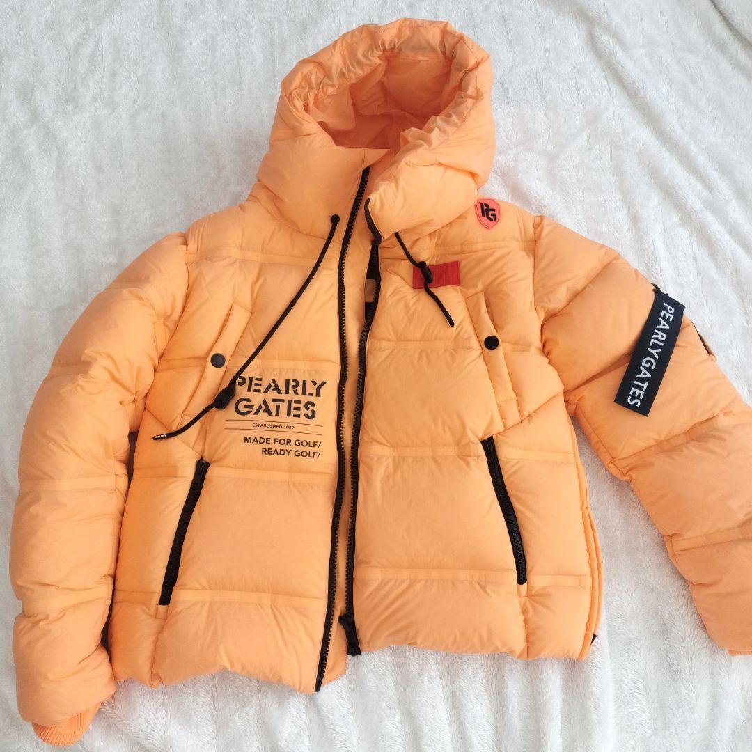PEARLY GATES ストレッチダウンジャケット オレンジ1