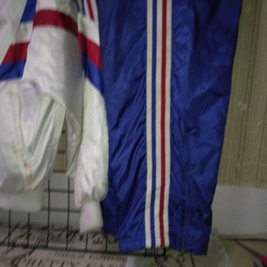 80～90年代Vintage-adidas ウォーマースーツ上下セット:3L