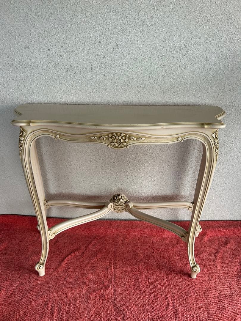 ◾️西欧アンティーク◾️カリモクdomani ドマーニ◾️ルイ15世コンソールテーブル