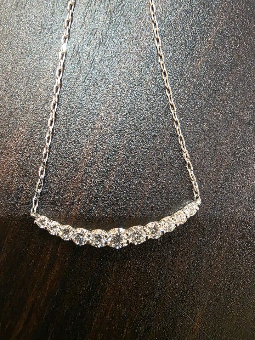 7*3様 スマイル0.5ct 天然ダイヤモンドネックレス　amazing 工房