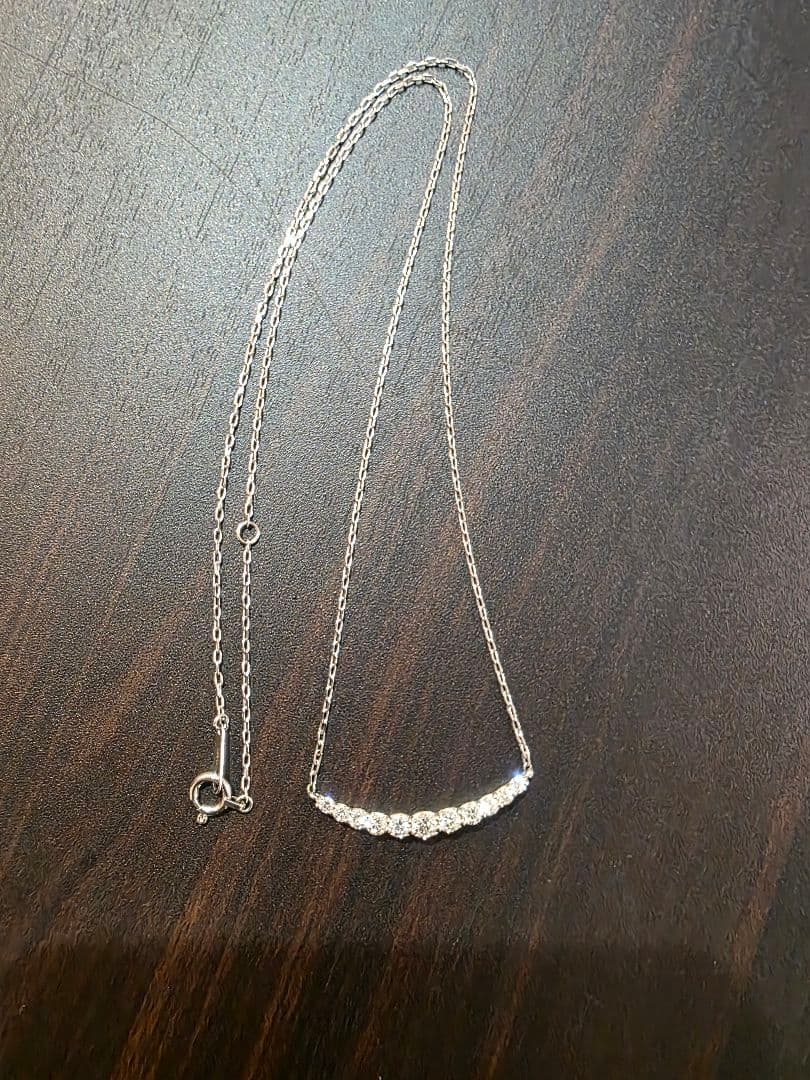 7*3様 スマイル0.5ct 天然ダイヤモンドネックレス　amazing 工房