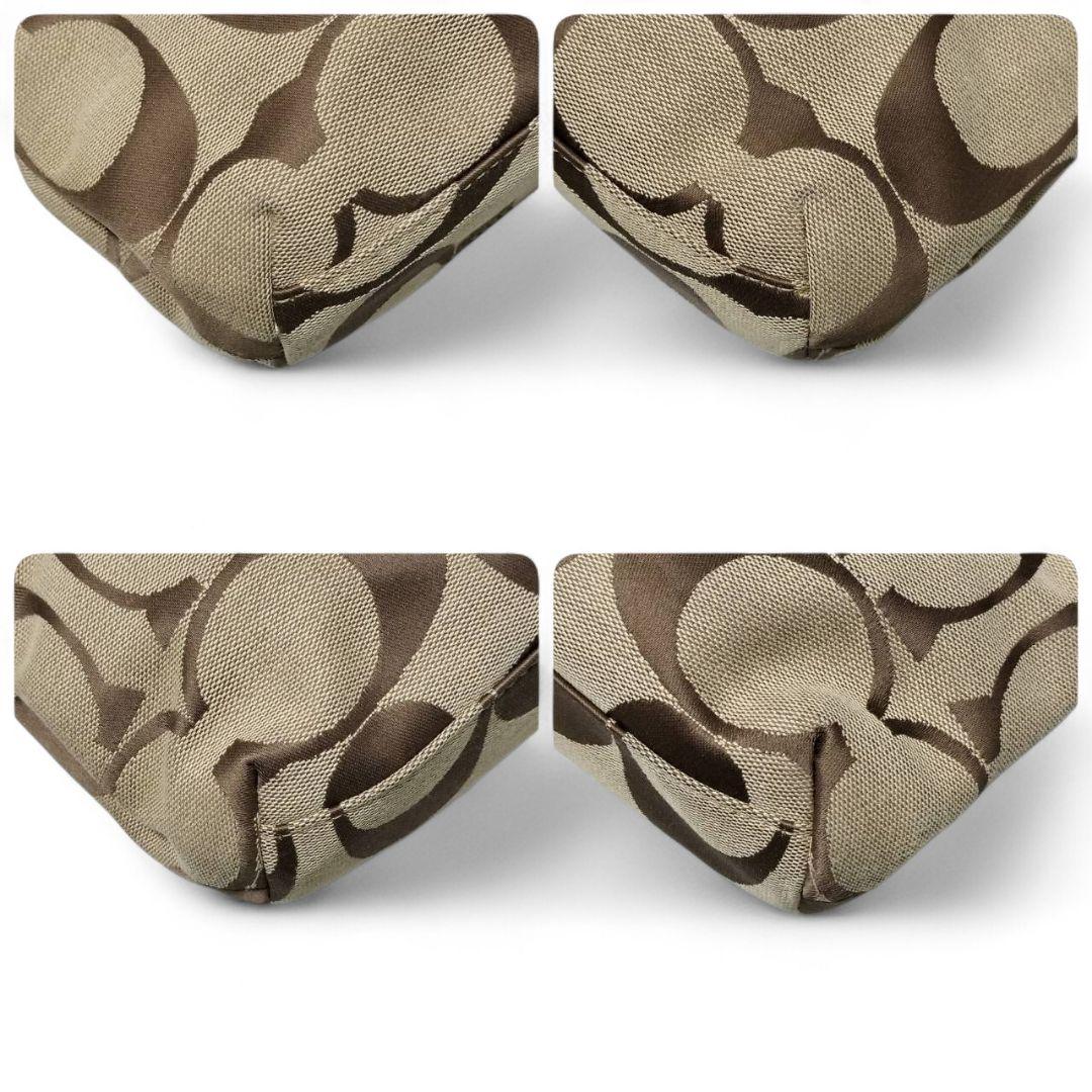 【極美品】 COACH コーチ ワンショルダーバック y2k ストライプ デミ