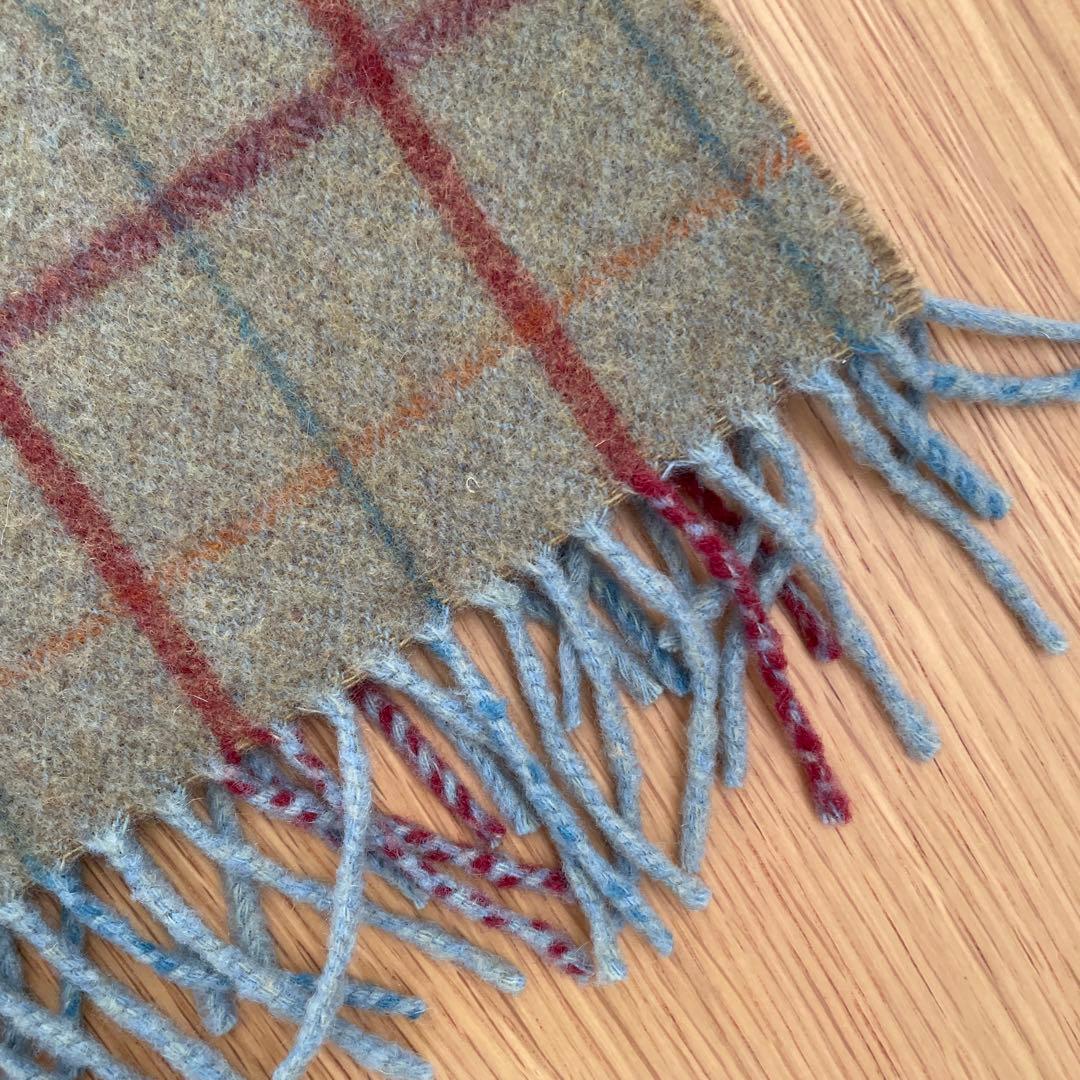 ドレイクスマフラービームスFカシミヤウインドウペーン