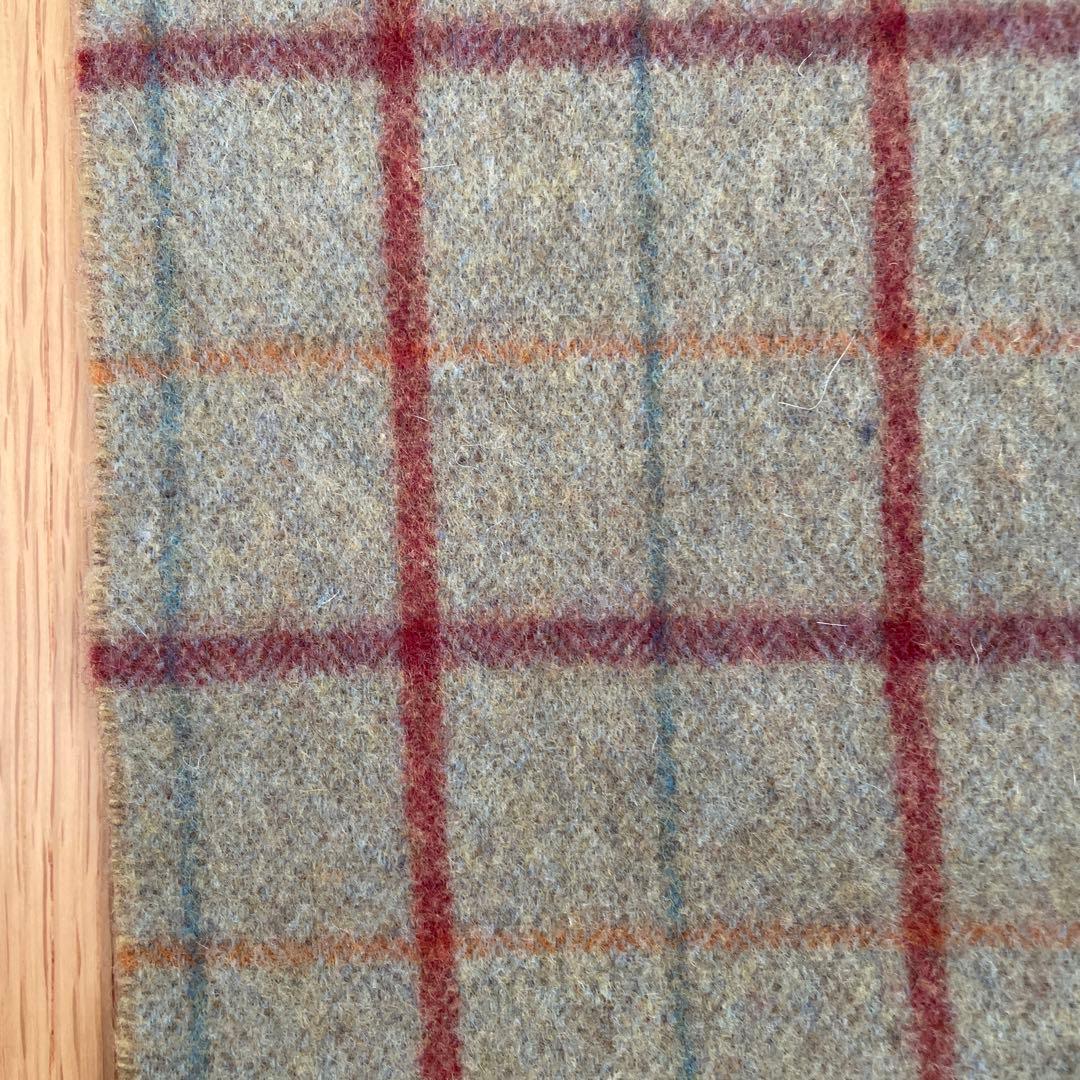 ドレイクスマフラービームスFカシミヤウインドウペーン