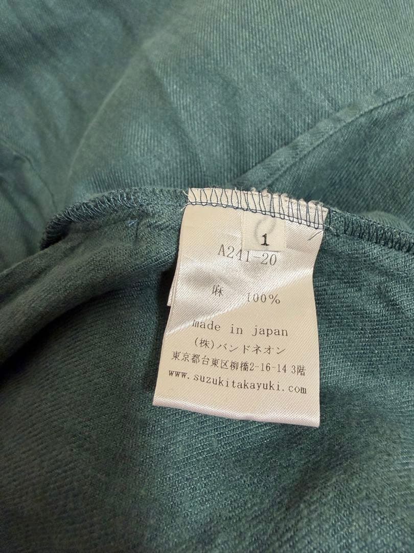 美品 スズキタカユキ ペザントドレス pesant dress