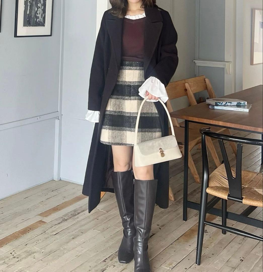 新品未使用タグ付き　MERCURYDUO ウールチェスターコート