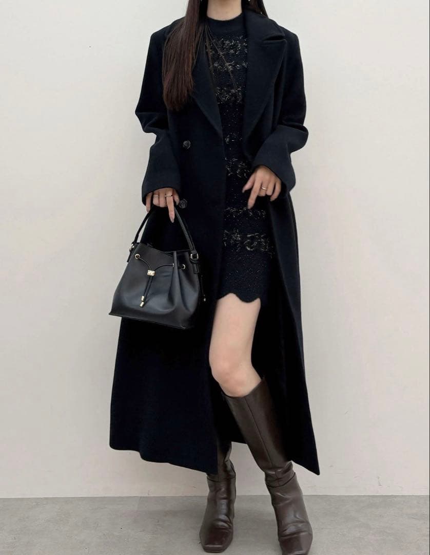 新品未使用タグ付き　MERCURYDUO ウールチェスターコート