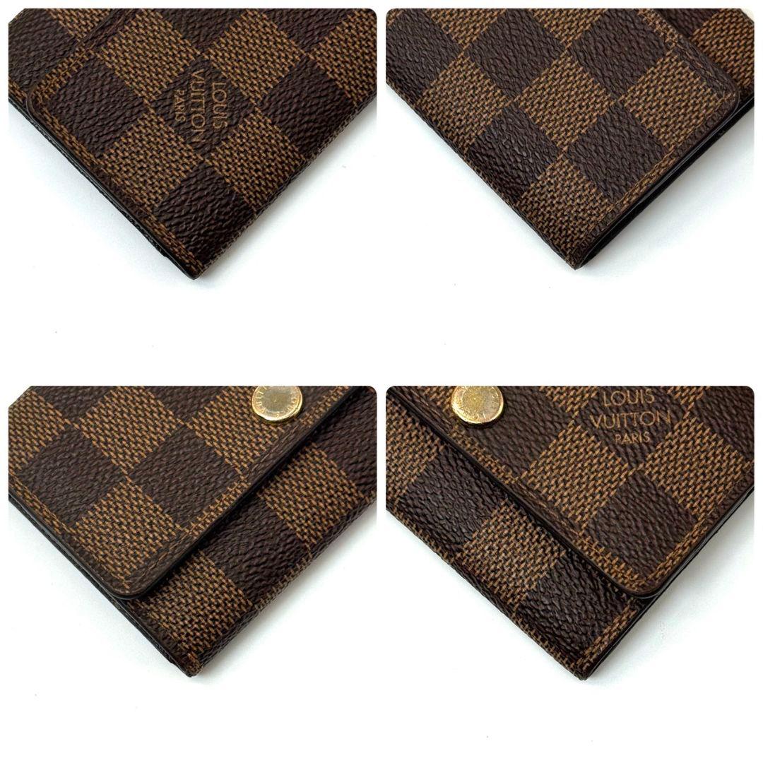 超美品 ルイヴィトン ダミエ エベヌ ミュルティクレ6 キーケース 鍵 6連