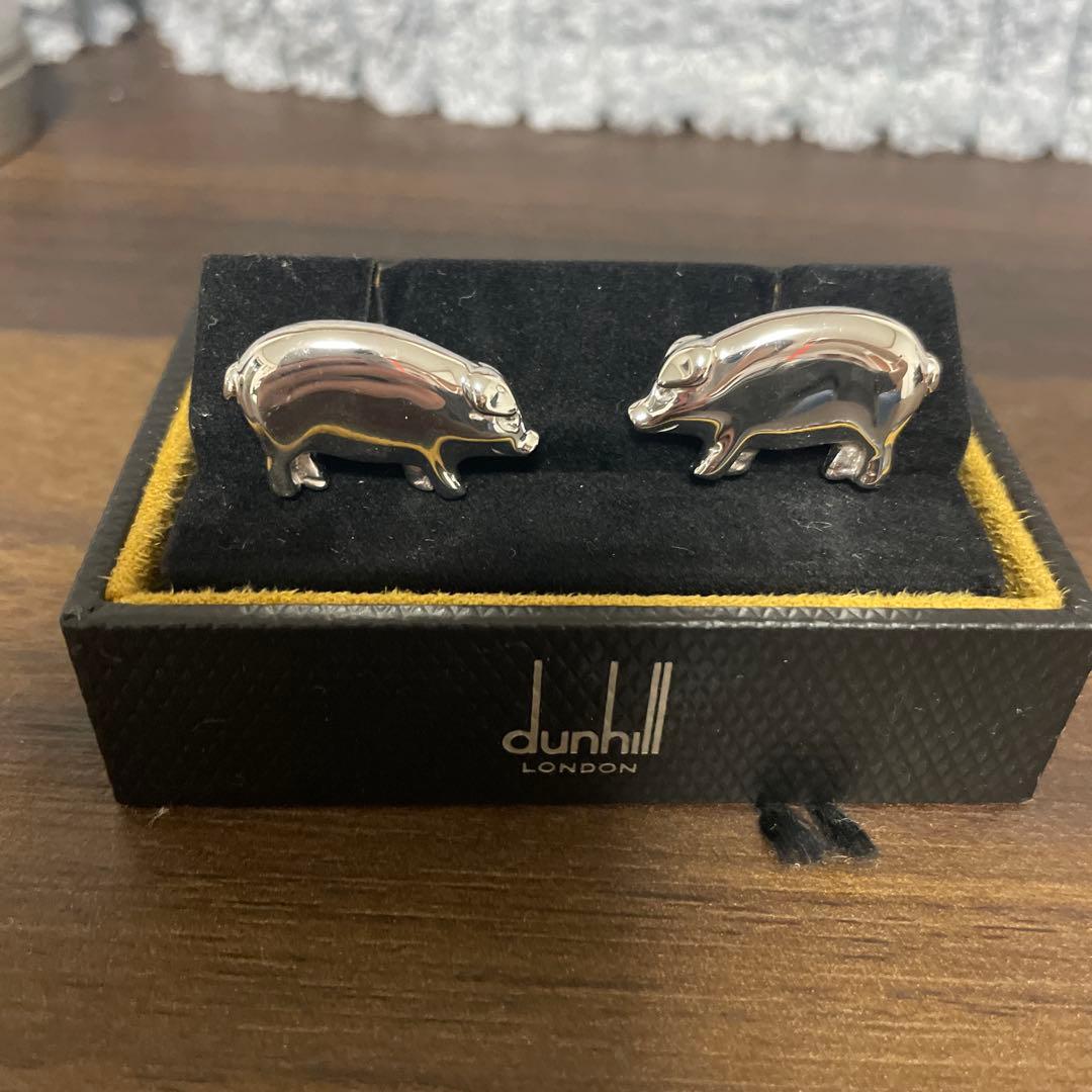 お盆セール!! dunhill ダンヒル カフリンクス カフス ピッグ