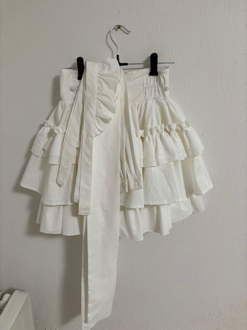 catcocoon スカートのみ 白 ホワイト M