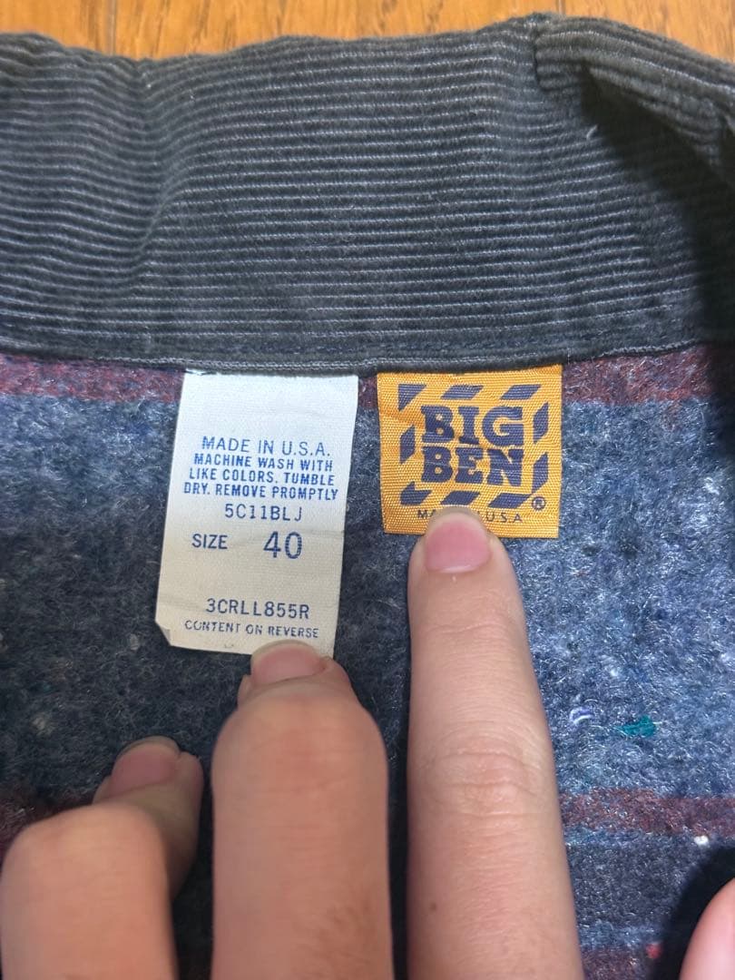 BIG BEN USA製 デニムワークジャケット デニムジャケ