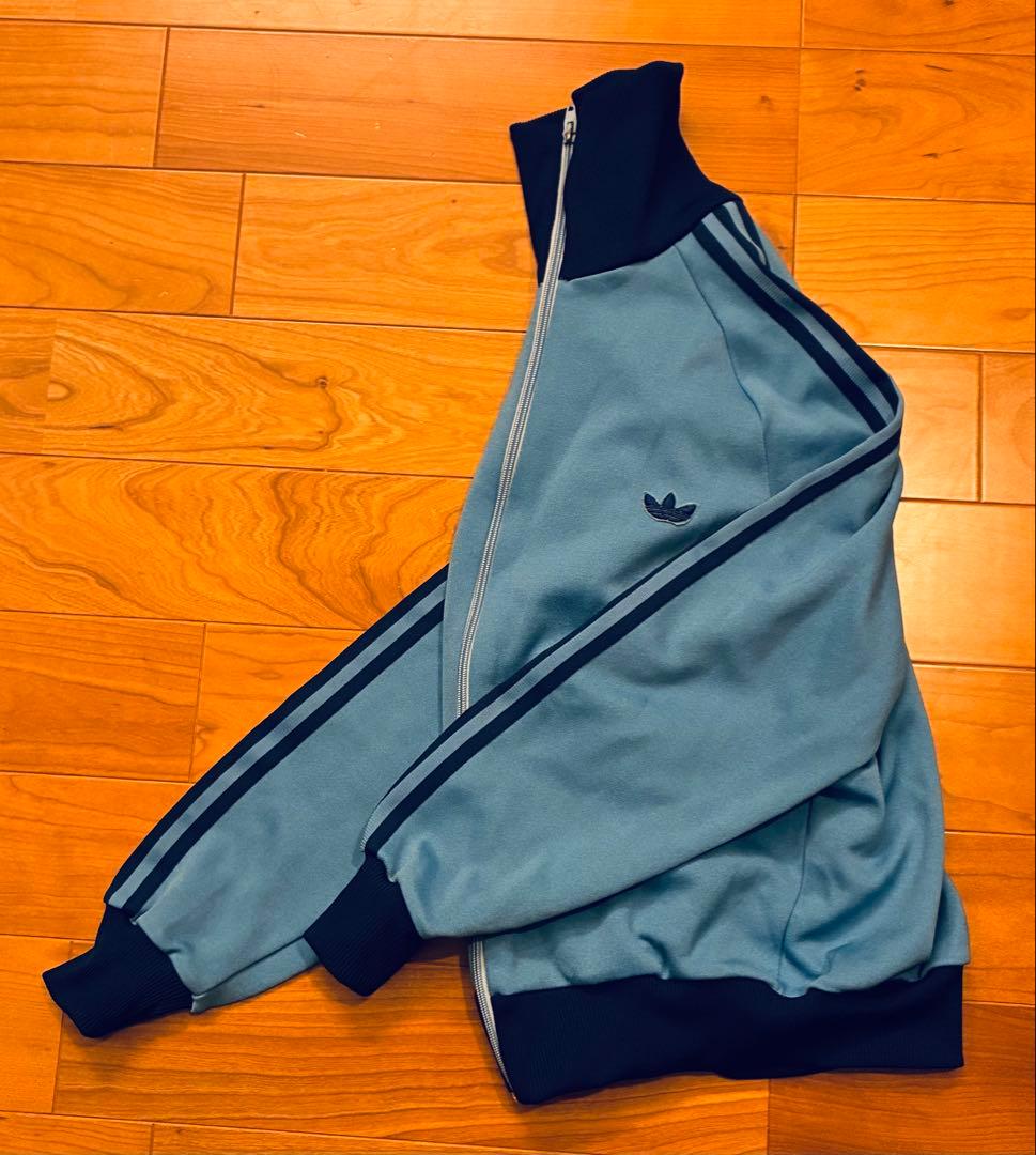 極美品　70年代　アディダス　addidas デサント トラックジャケット　XS