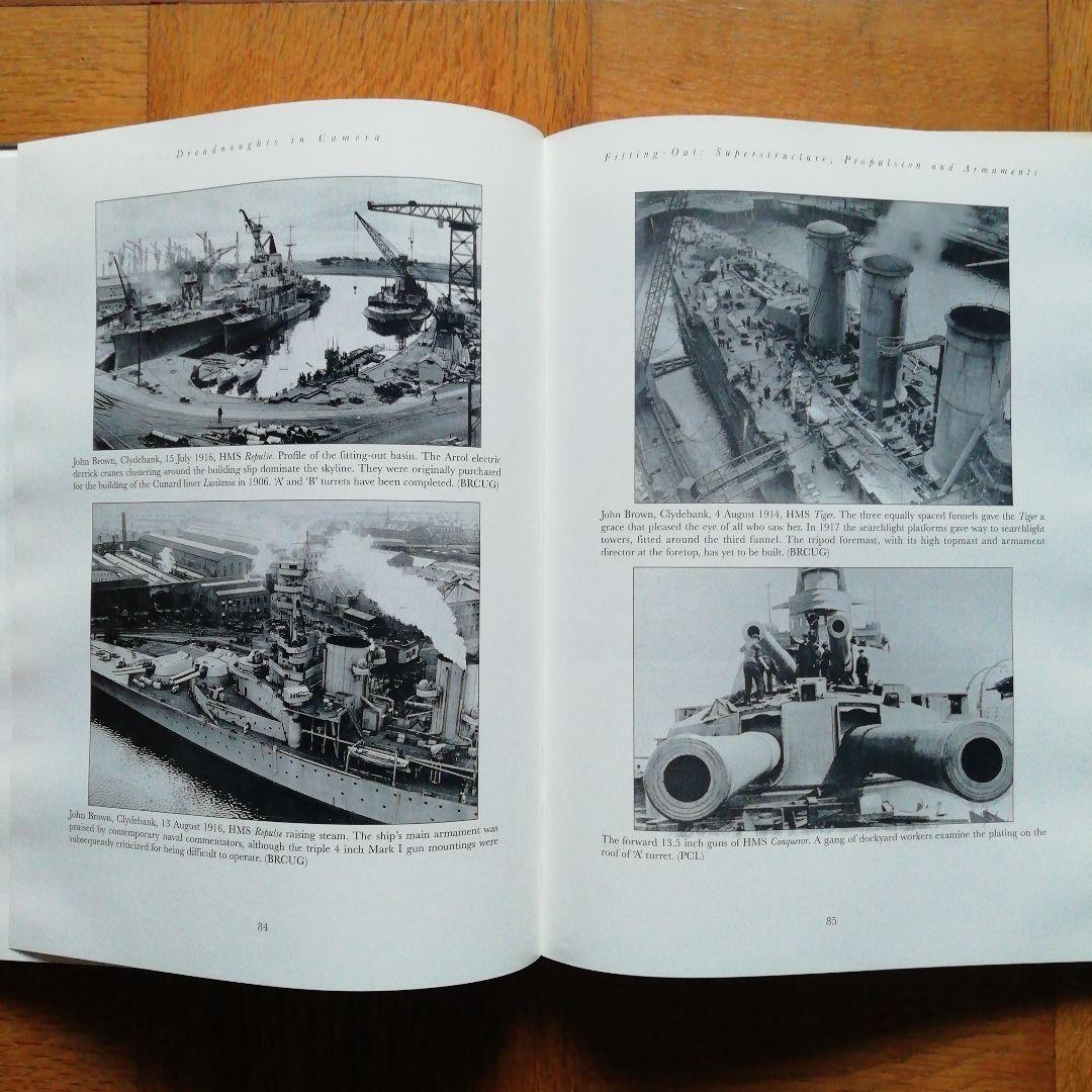 英国戦艦ドレッドノート建造写真集　DREADNOUGHTS IN CAMERA