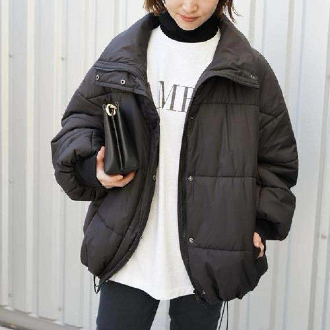 プ*ク様 美品 人気♪ ドゥーズィエムクラス 中綿ジャケット 黒 ショート丈 日