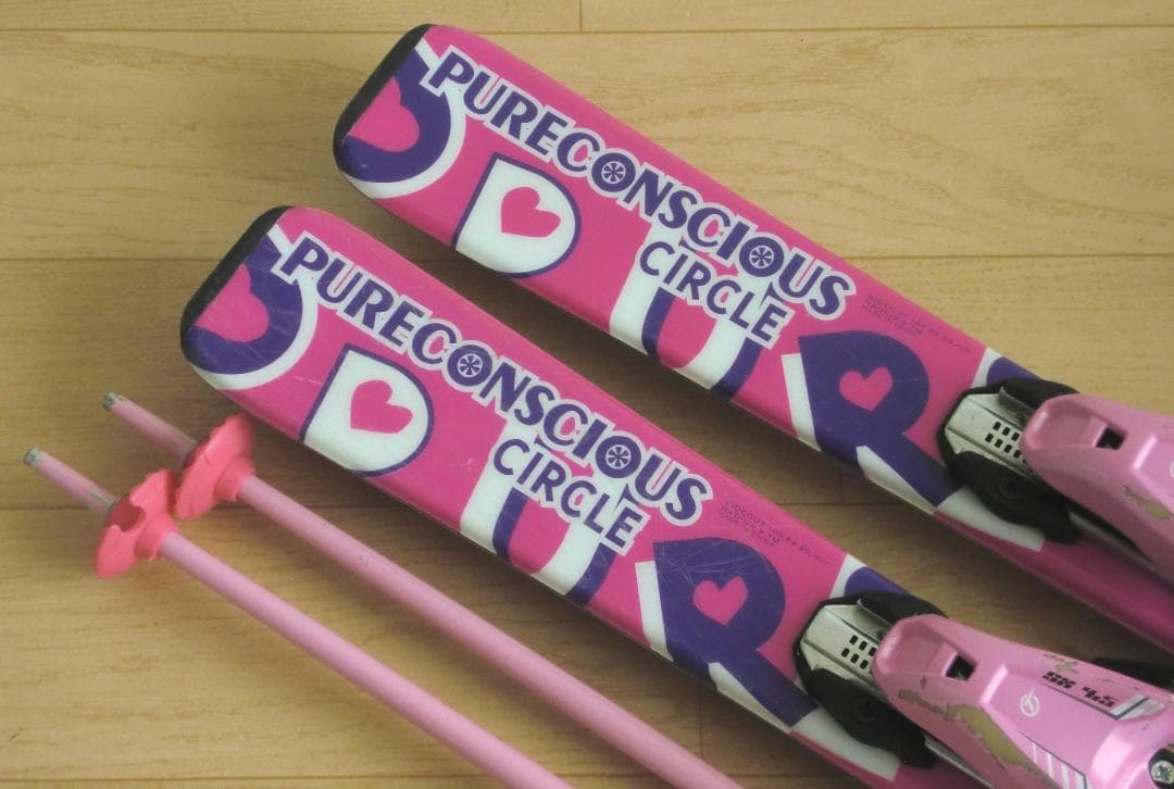 ■■送料無料■PURECONSCIOUS■子供用スキーセット■板120/靴22■
