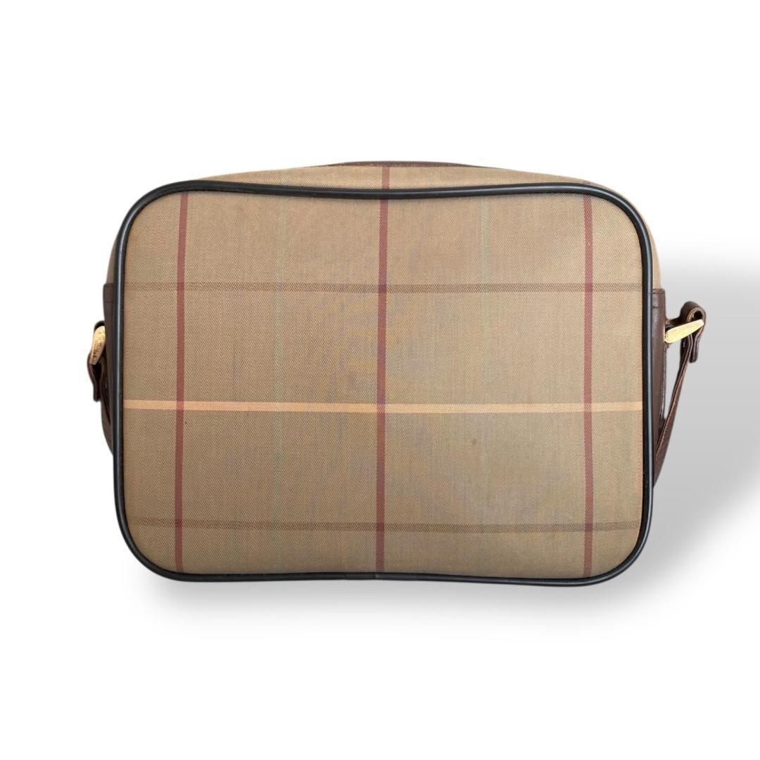 美品　バーバリー　BURBERRY ショルダーバッグ　茶色 シャドーホース