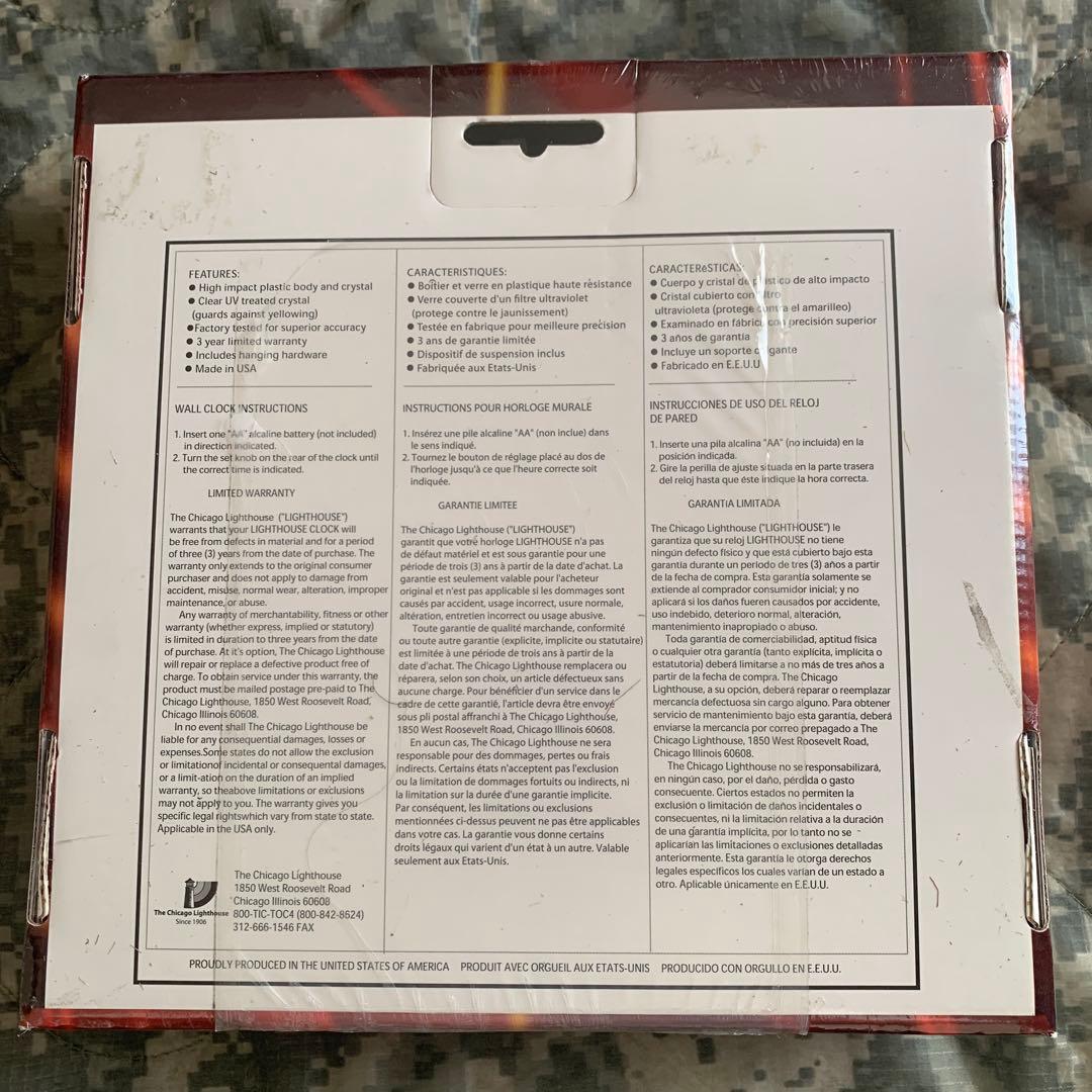 SKILCRAFT WALL CLOCK 新品　米軍放出　1点のみ