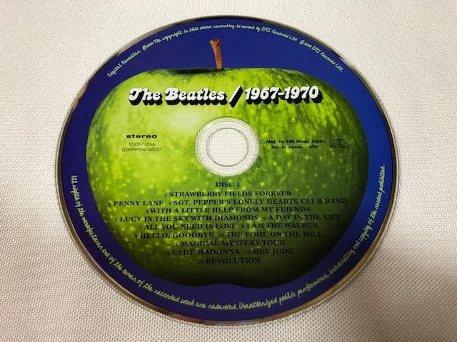 ビートルズ 青盤 1967-1970 ベスト CD 名盤 美品 d505y59