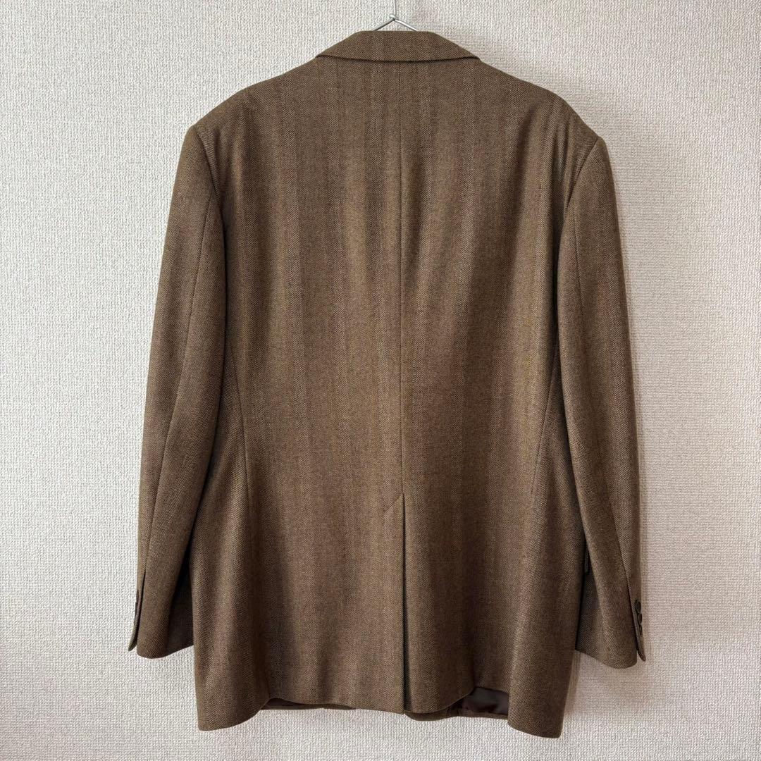 【美品】ブルックスブラザーズ ヘリンボーン ジャケット 茶 42REG L〜XL