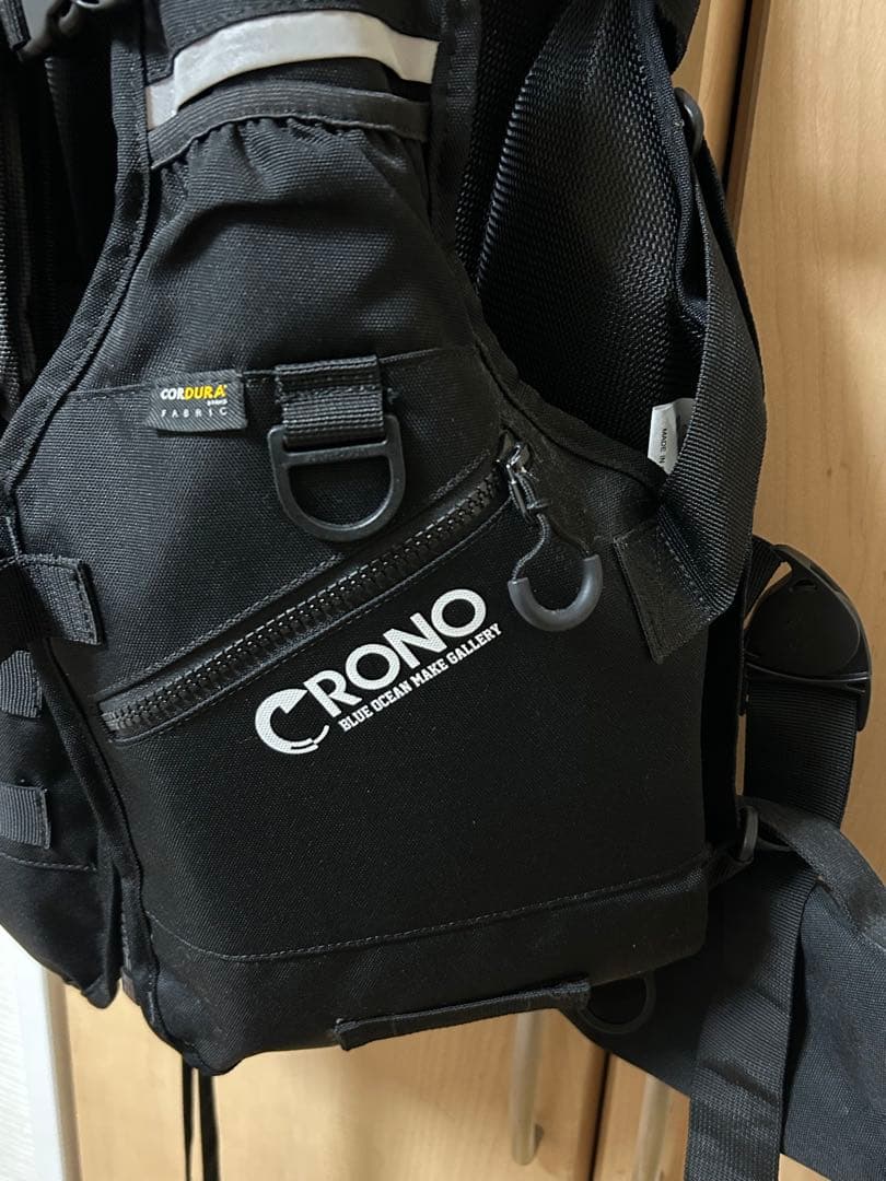 CRONO クロノ フィッシングベスト エギングベスト カチャ丸付き