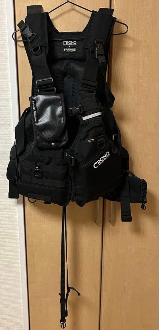 CRONO クロノ フィッシングベスト エギングベスト カチャ丸付き