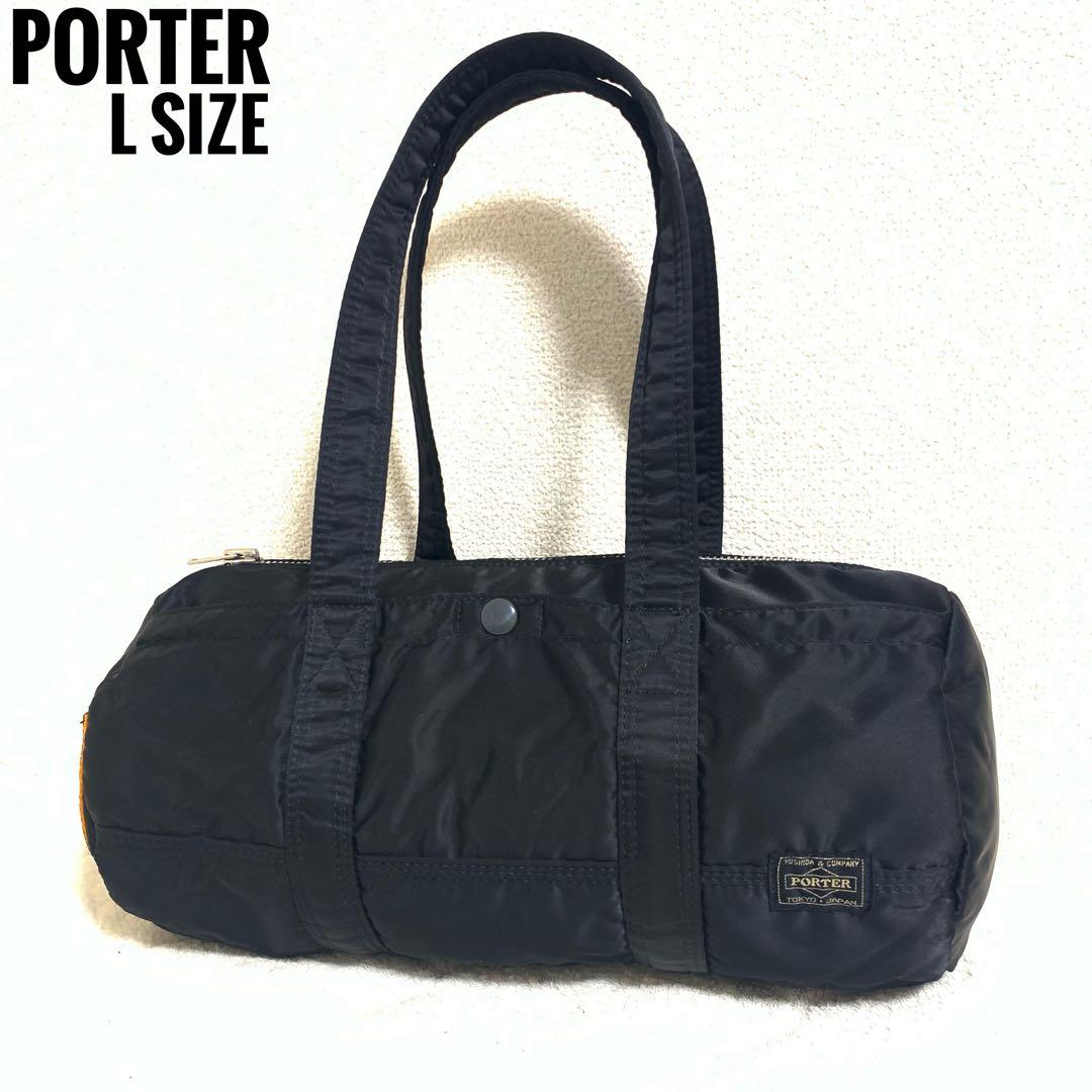 未使用級 PORTER ポーター タンカー　ミニボストン ダッフルバッグ 黒 L