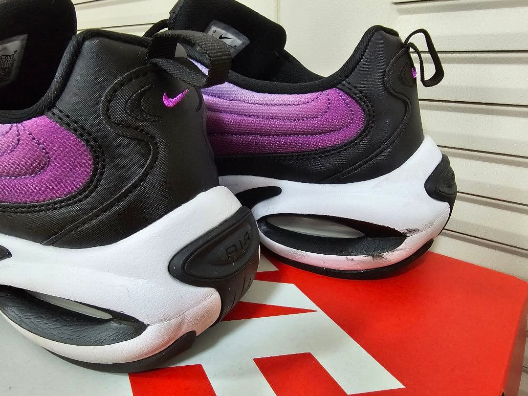 【NIKE】AIR MAX PORTALポータル 黒紫 24.0cm【中古】