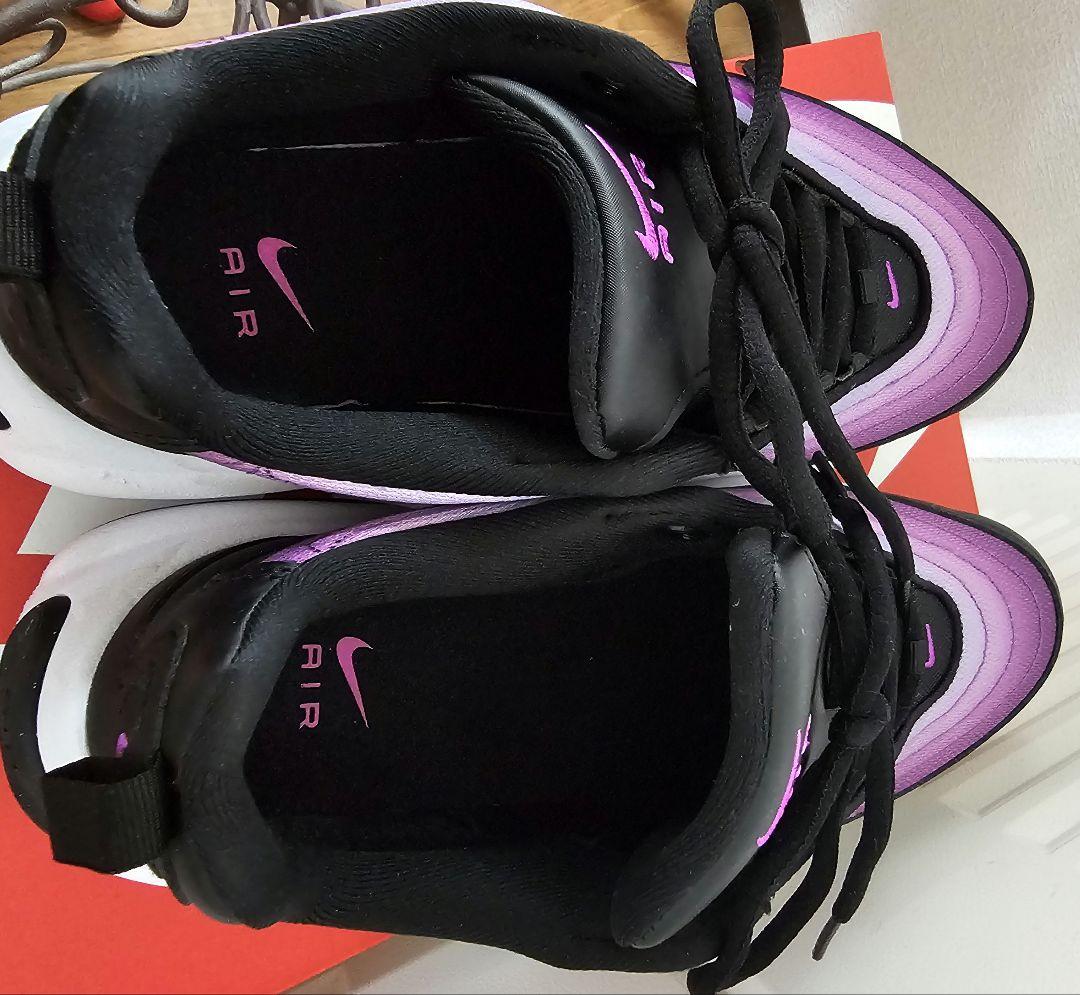 【NIKE】AIR MAX PORTALポータル 黒紫 24.0cm【中古】