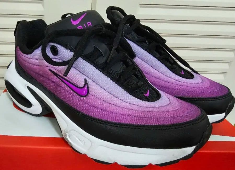 【NIKE】AIR MAX PORTALポータル 黒紫 24.0cm【中古】