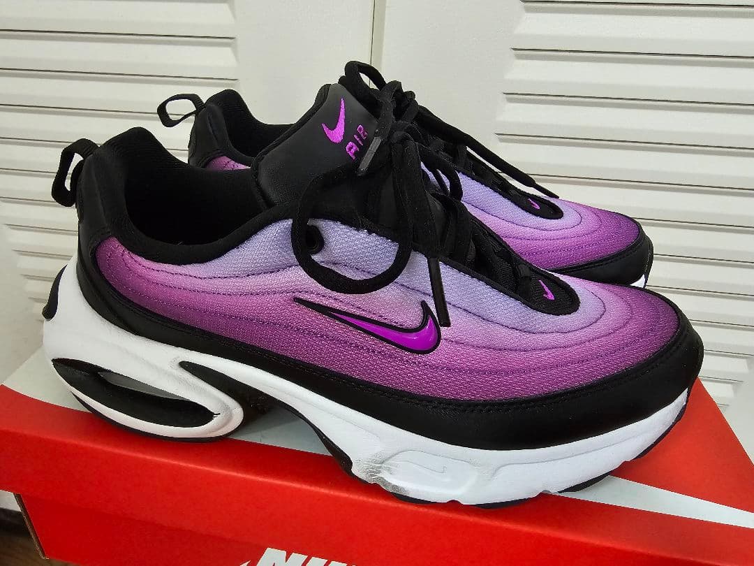 【NIKE】AIR MAX PORTALポータル 黒紫 24.0cm【中古】
