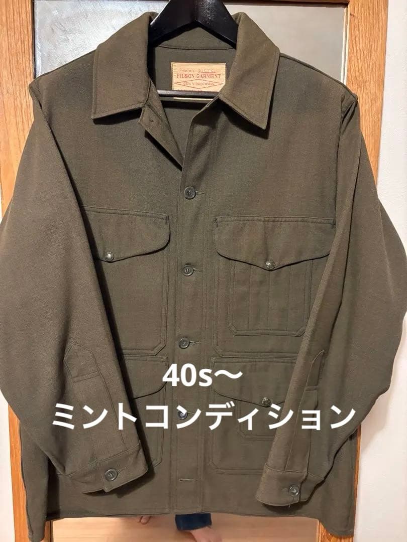 50s〜60s FILSON GARMENT シングルマッキーノコート