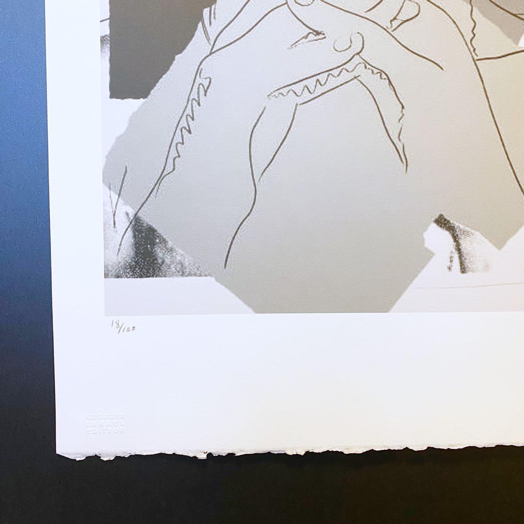 【模写】世界限定100枚! アンディ・ウォーホル ミック・ジャガー リトグラフ