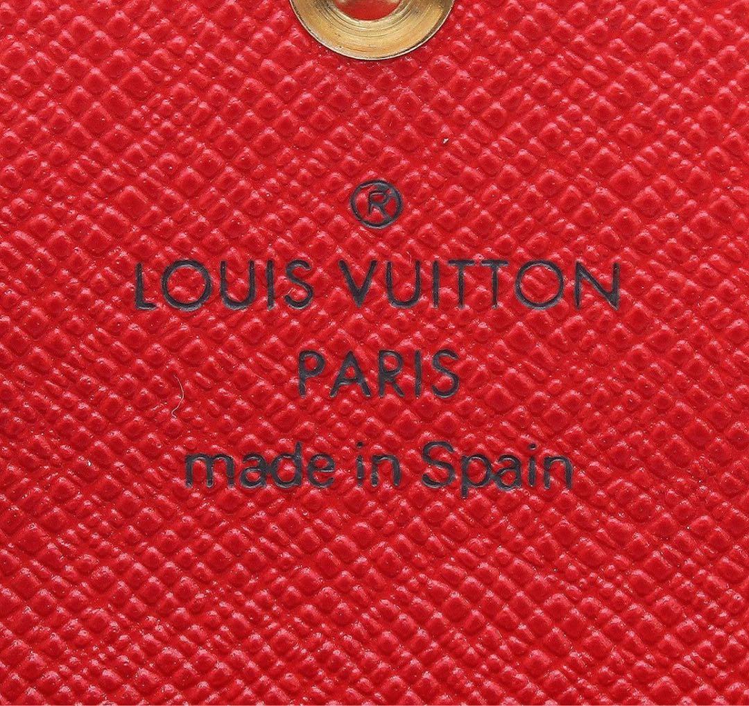 E2714 未使用 ルイヴィトン エピ ミュルティクレ4 4連 キーケース