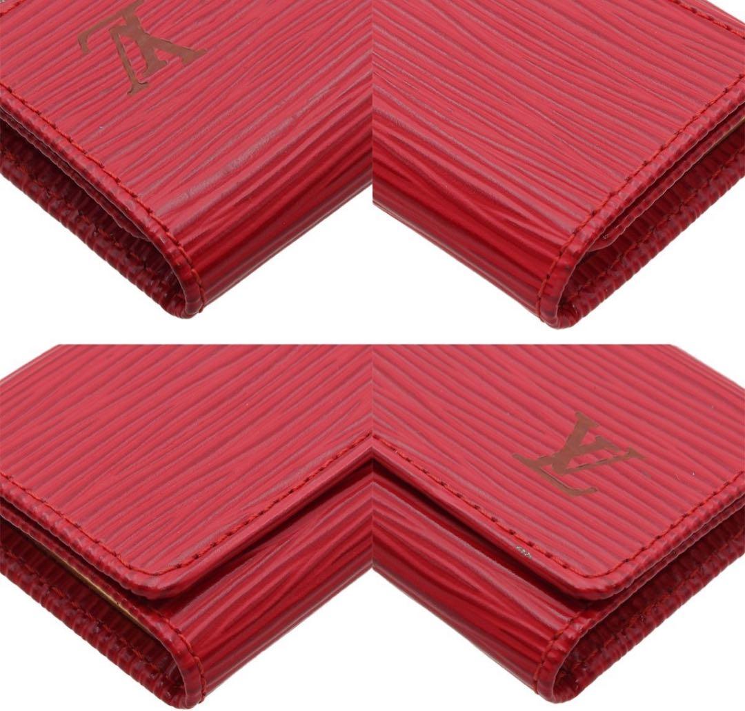 E2714 未使用 ルイヴィトン エピ ミュルティクレ4 4連 キーケース