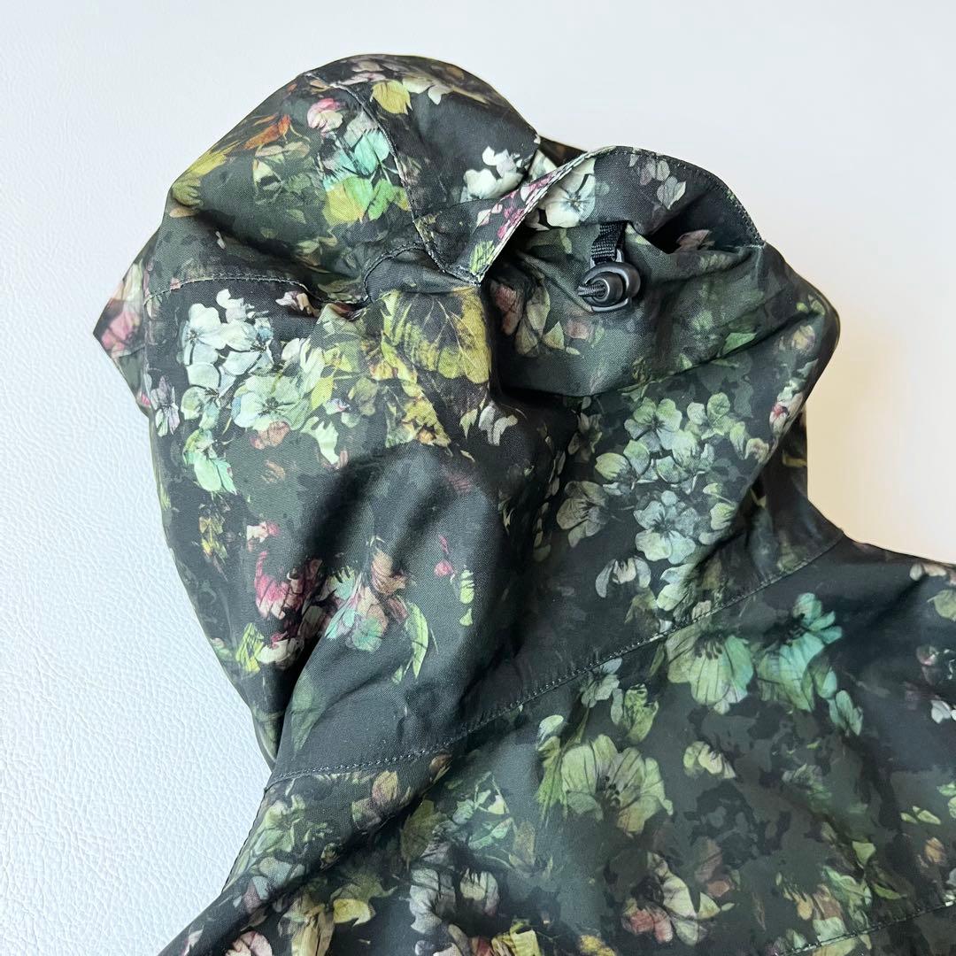 3237【美品】ボルコム　ジャケット ゴアテックス 総柄 花柄　レディース 緑