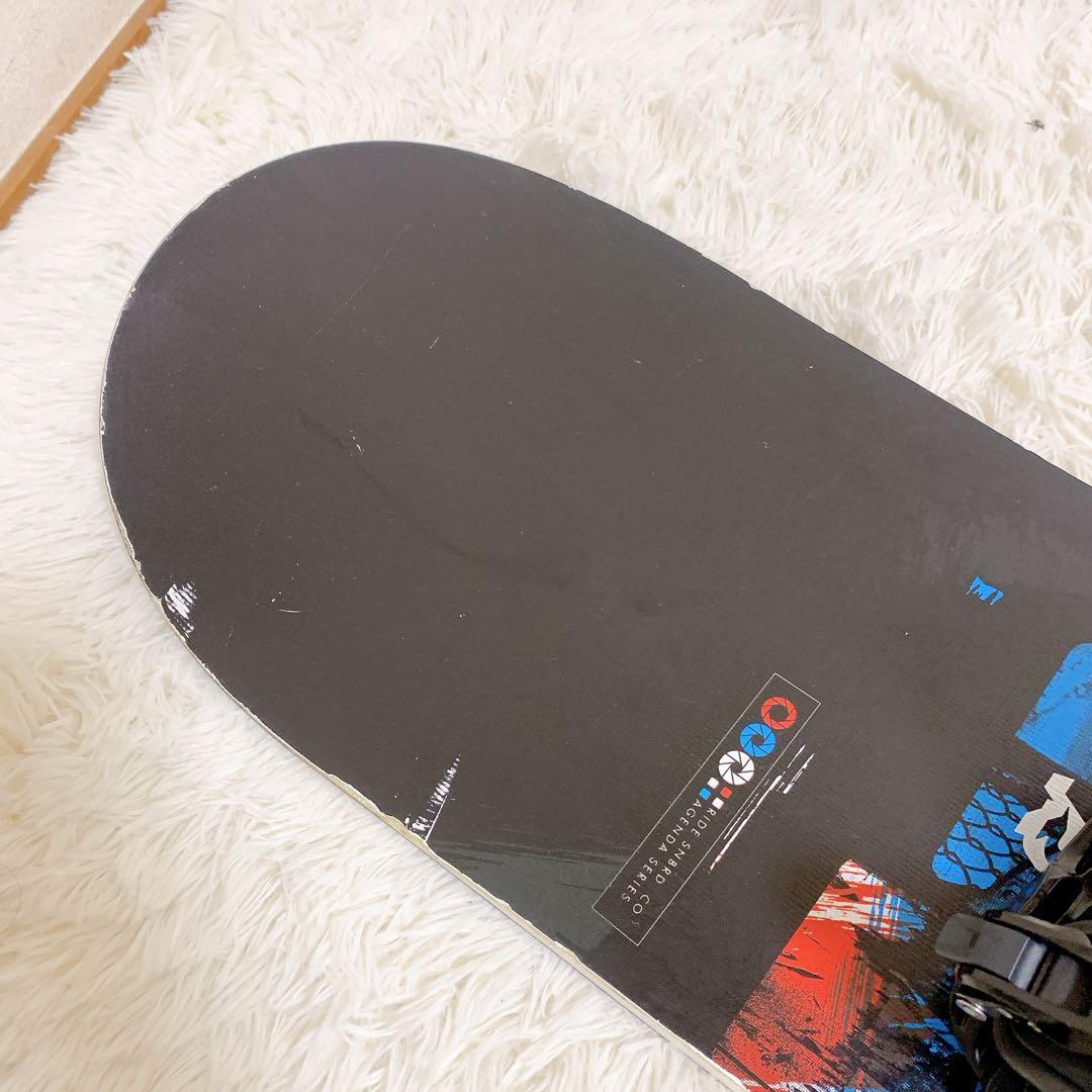 RIDE 156 AGENDA FLOW M スノーボードセット 3点セット