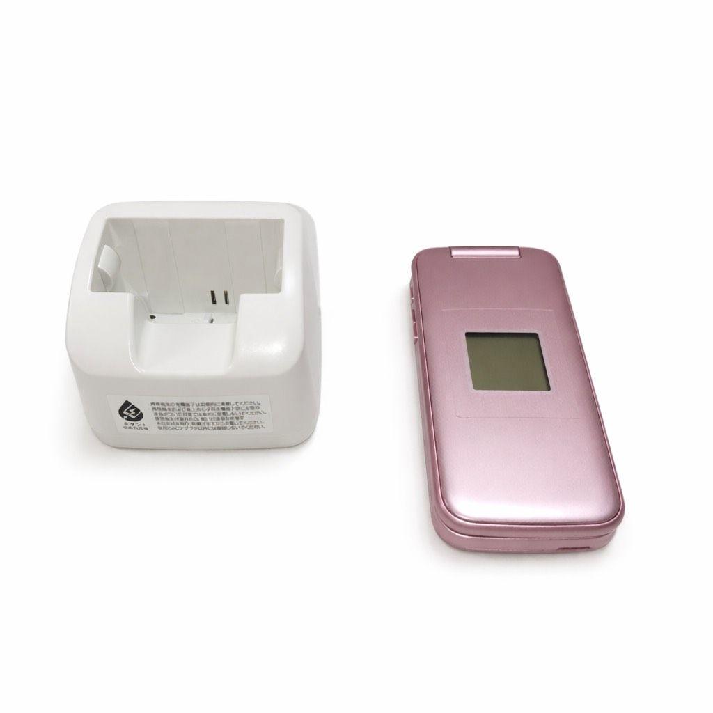 【極美品】ドコモ F-01M ガラケー ピンク SIMフリー 富士通